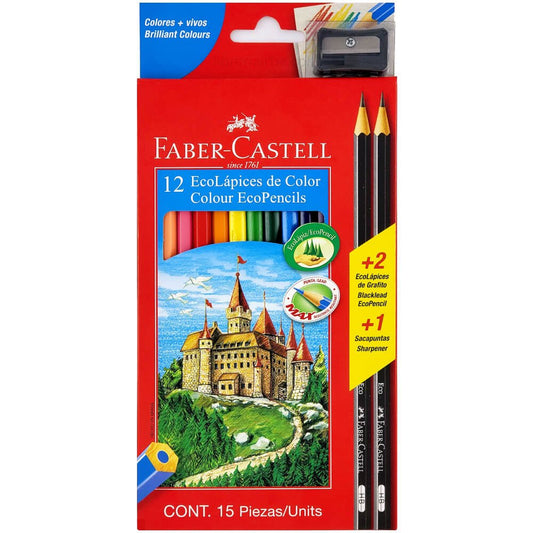 Lapices de Color Faber Castell X12 16 Piezas
